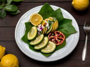 Ensalada tropical de limón